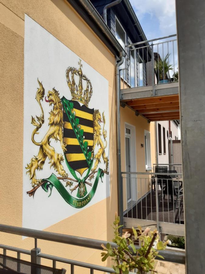 Stadtoase Geraeumige Gaestewohnungen Mit Balkon, Komfort, Modernitaet Und Ruhe, Fuer Monteure Geeignet, Free Wifi Frankenberg Eksteriør billede